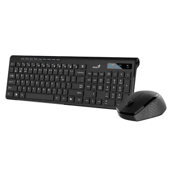 Combo Genius Inhalambrico Teclado Mouse Slimstar 8230