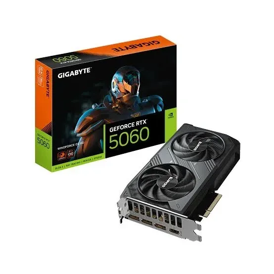Tarjeta De Video Gigabyte RTX 5060 Windforce Oc 8GB DDR7
