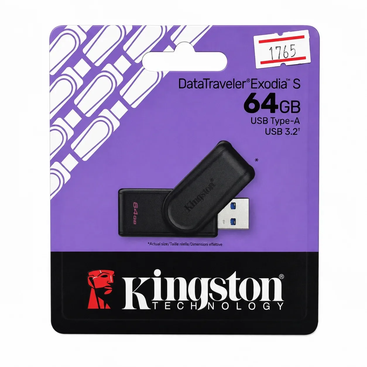 MEMORIA USB 64GB KINGSTON DATATRAVELER EXODIA