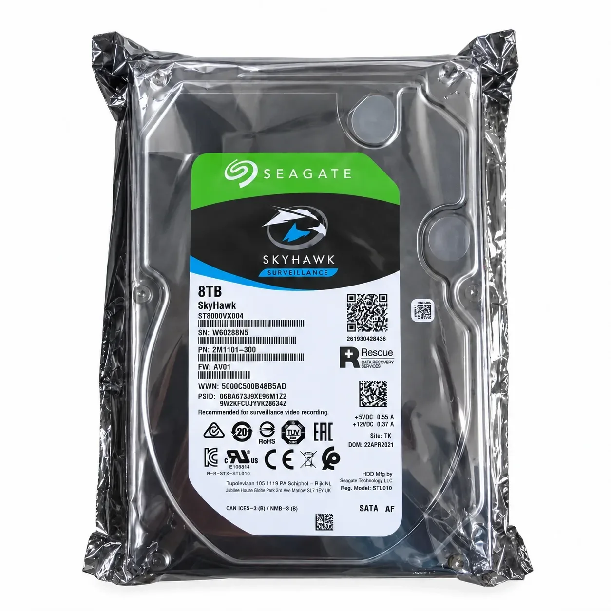 Disco Mecanico 8TB Seagate Skyhawk 3.5"