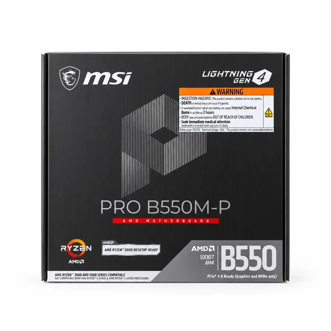 BOARD MSI PRO B550M - P