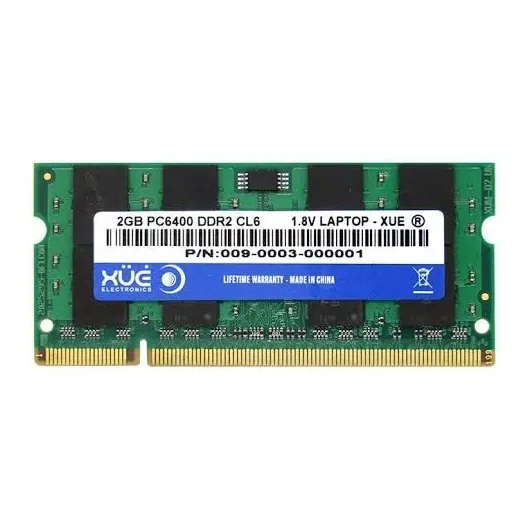 Memoria DDR2 2GB 667-5300MHZ Generic Usada Portatil