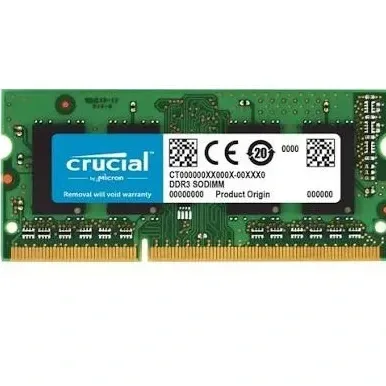 Memoria DDR3 4GB 1333-10600MHZ Crucial Portatil 2.5"