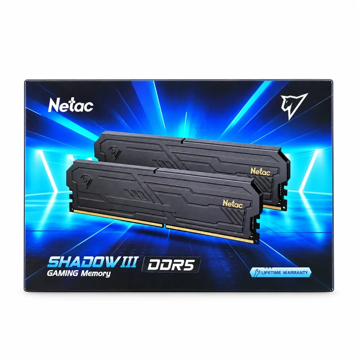 MEMORIA PC DDR5 32GB (2X16GB) 5600MHZ NETAC SHADOW III