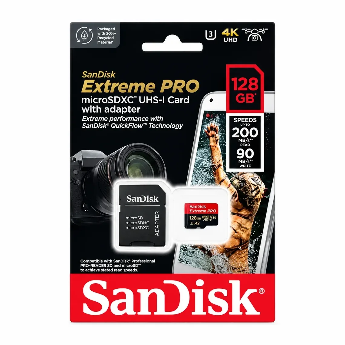 Memoria Micro Sd 128GB Sandisk Extreme Pro