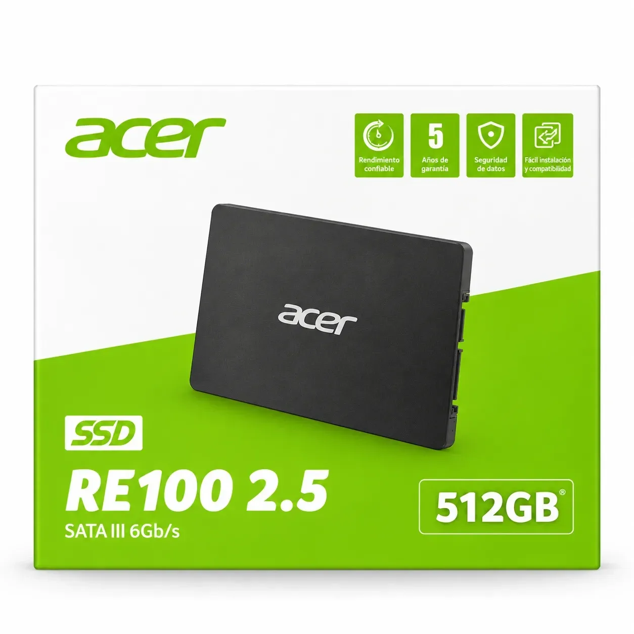 SSD 512GB ACER RE100 SATA 2.5"