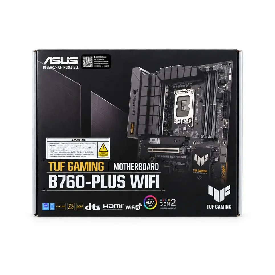 BOARD ASUS TUF GAMING B760 - PLUS WIFI LGA 1700