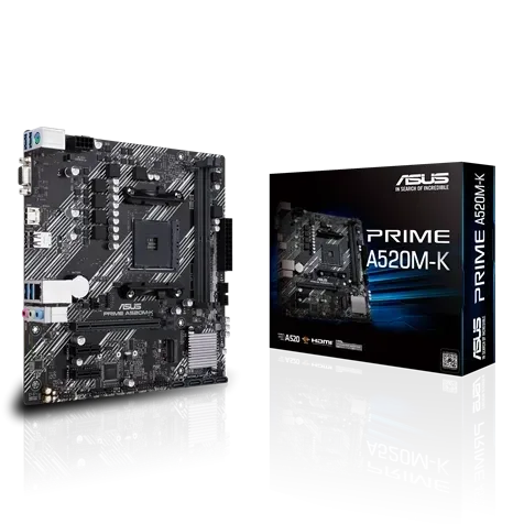 Board Asus Prime A520M - K AM4